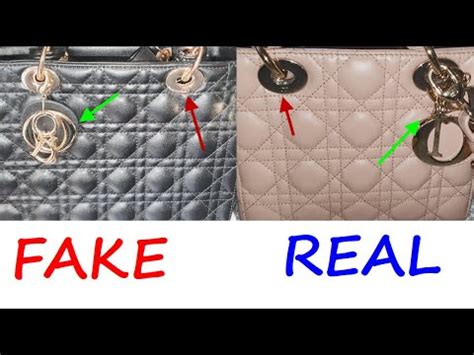 real dior vs fake|how to check for dior bag.